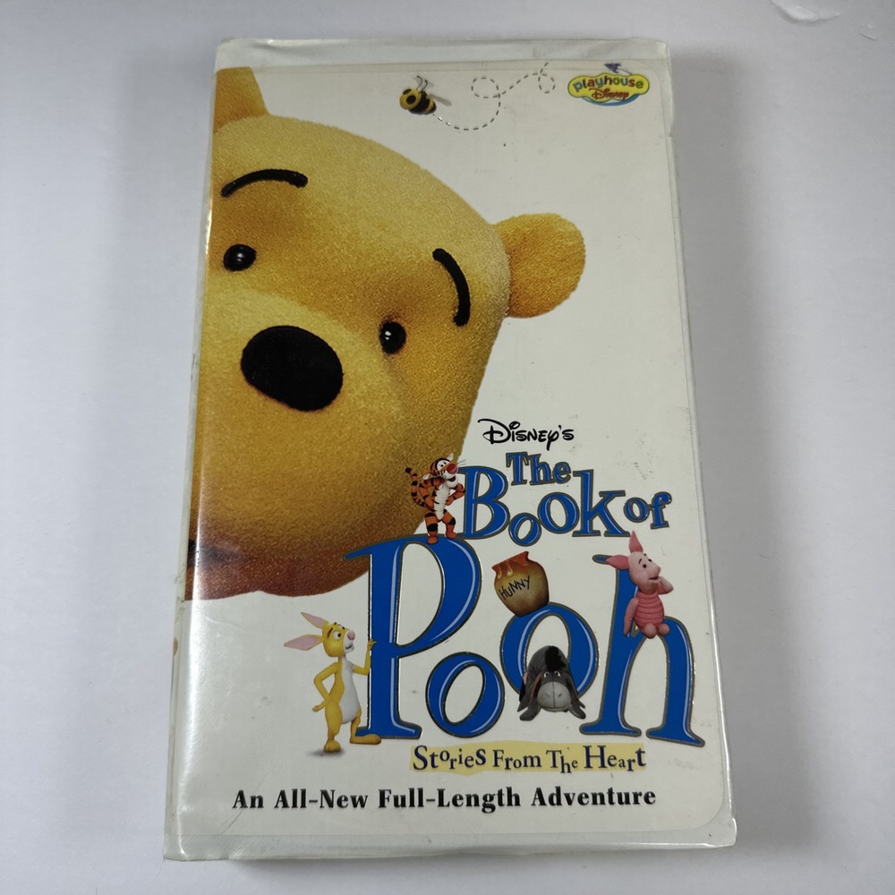 Disney Winnie The Pooh The Book of Pooh VHS Cassette Tape Animated Movie 22024